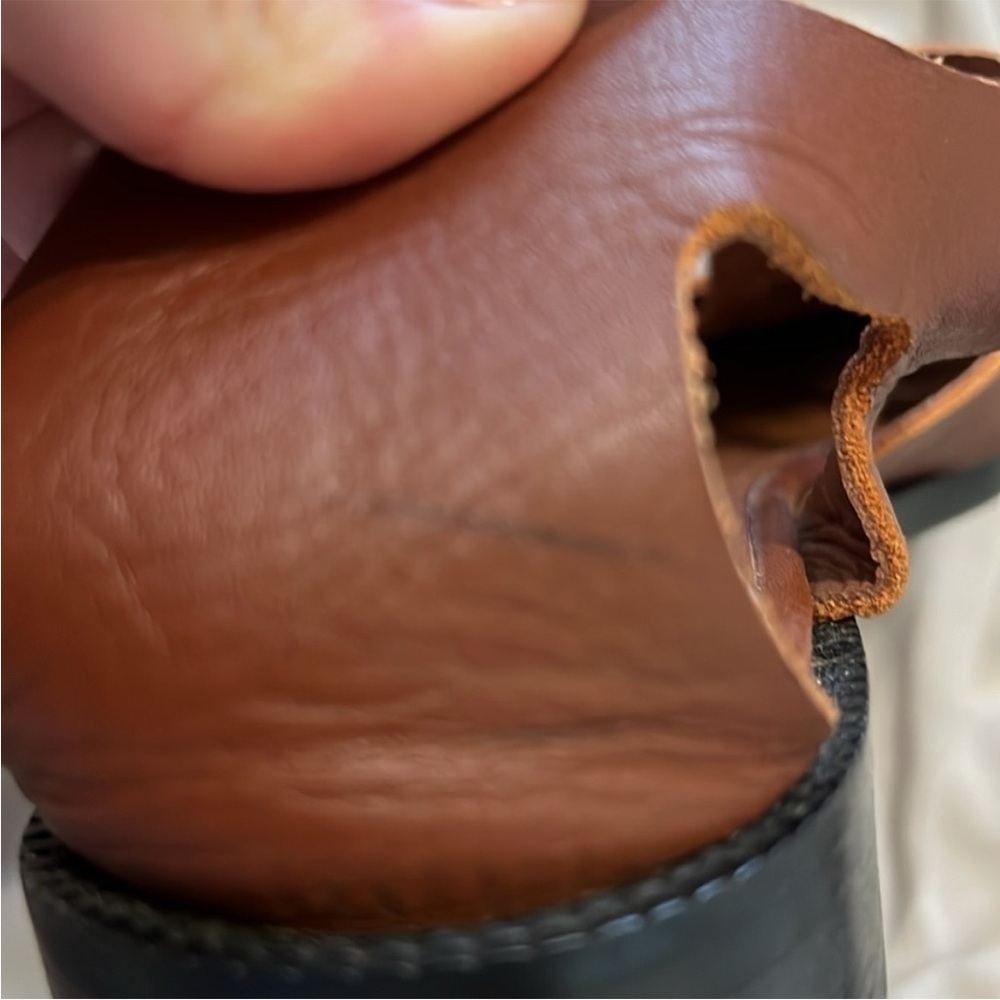 M.Moustache Ines Sandals in Brown Leather - Picture 10 of 10